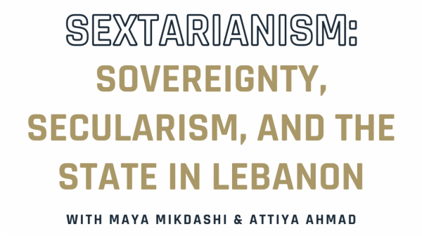 Sextarianism Sovereignty, Secularism, and the State in Lebanon