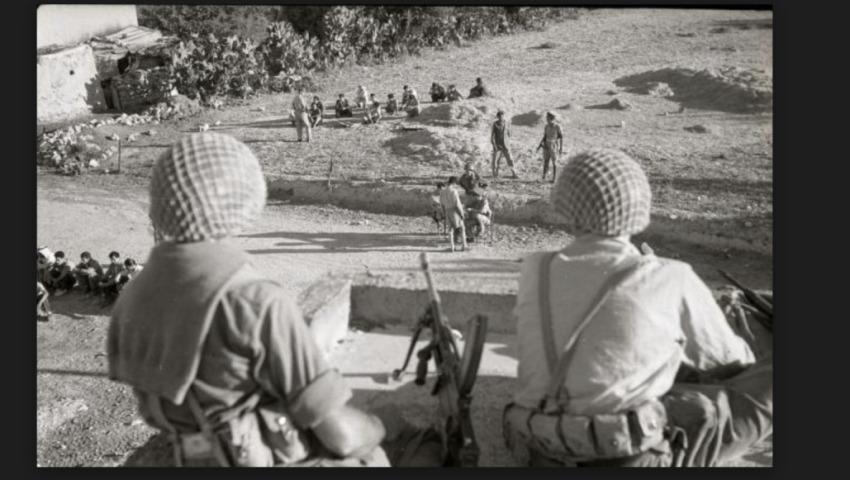 The surrender of Nazarath, 1948. Photo by Beno Rothenberg. Source: Israel State Archive