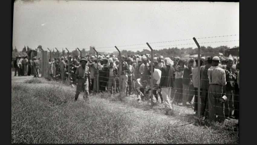 Palestinians detained after the occupation of al-Ramla, 1948. Source: Israel State Archive.