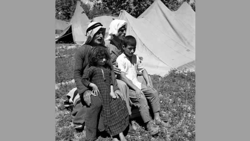 Palestinians in UNRWA camp, specific location unknown. Source: United Nations Photo Library